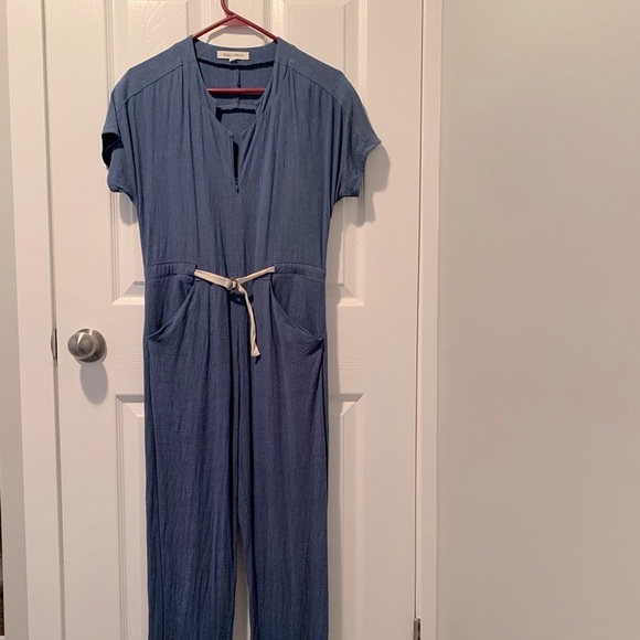 🇨🇦Dagg & Stacey Abner Jumpsuit Azure Blue - Picture 2 of 12
